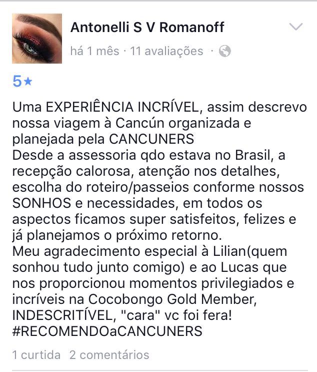 Depoimento Cancuners